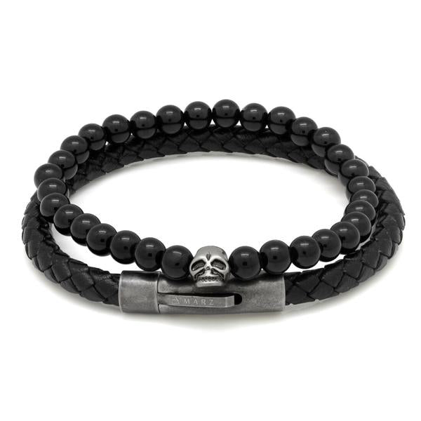 Attunement Bracelet Set  in  Black / 8" by King Ice