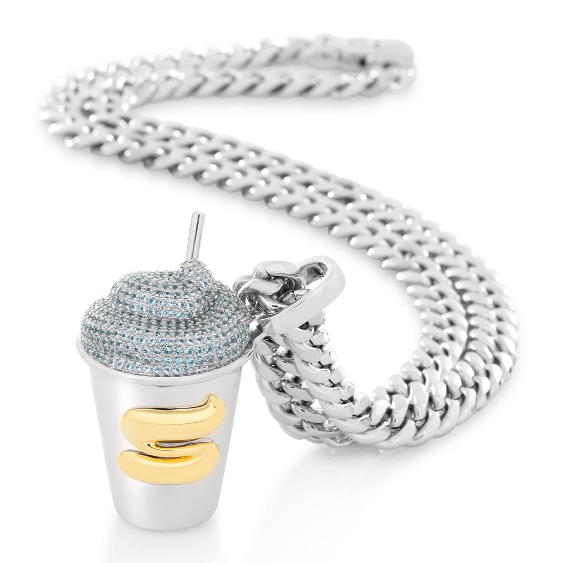 Slurpee® x King Ice - Blue Slurpee® Necklace  in  by King Ice