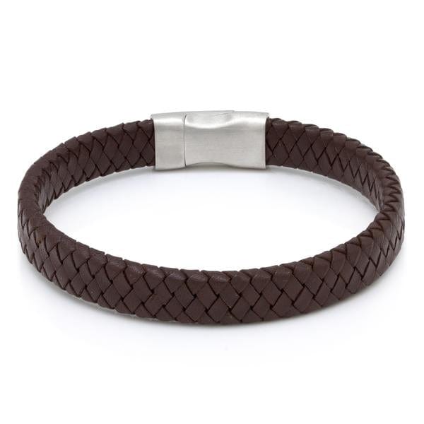 Brown Braided Band  in  by King Ice