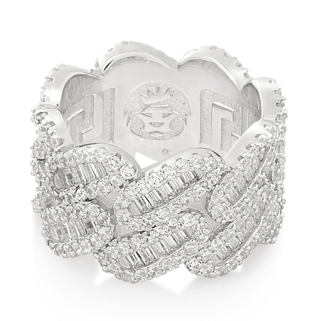 Diamond-Cut Miami Cuban Link Ring  in  by King Ice