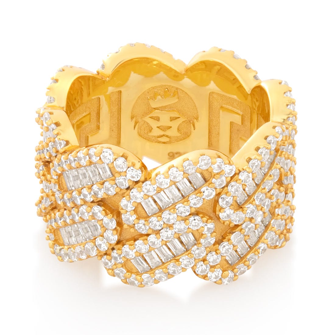 Diamond-Cut Miami Cuban Link Ring  in  by King Ice