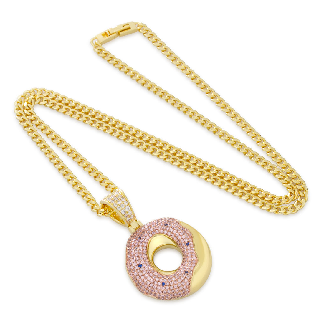 Donut Necklace  in  by King Ice