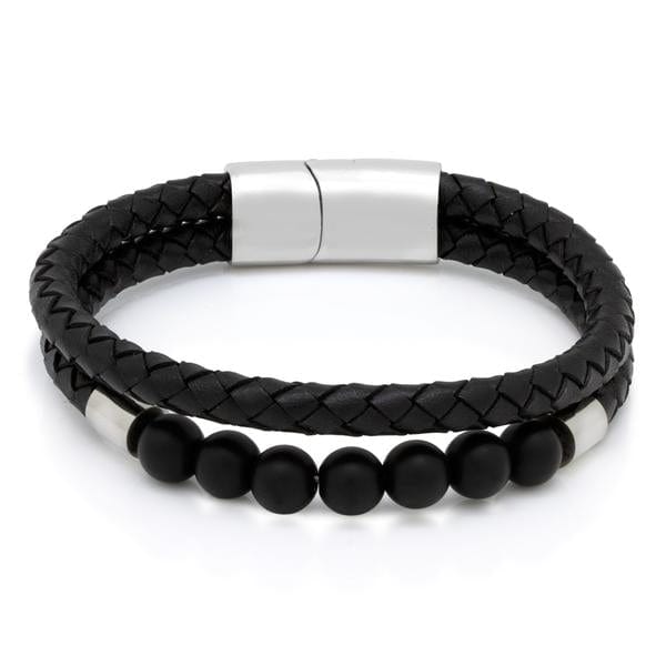 Double Band Bracelet  in  8" by King Ice