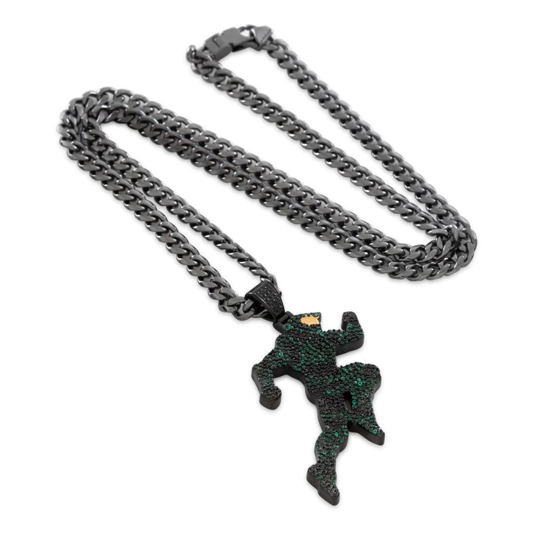 Halo x King Ice - Sprinting Master Chief Necklace  in  2.1" by King Ice