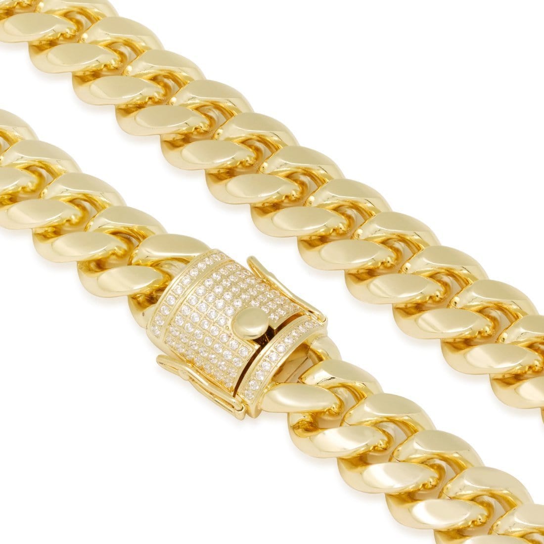 Solid Gold 18mm Miami Cuban Link Chain  in  by King Ice