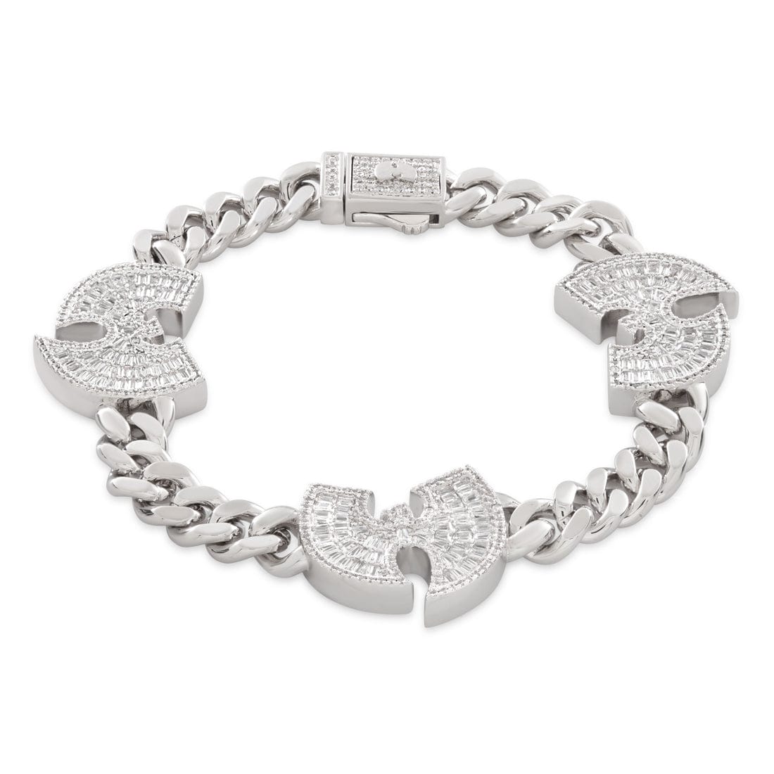 Wu-Tang x King Ice - Eternal Wu Bracelet  in  White Gold / 8" by King Ice