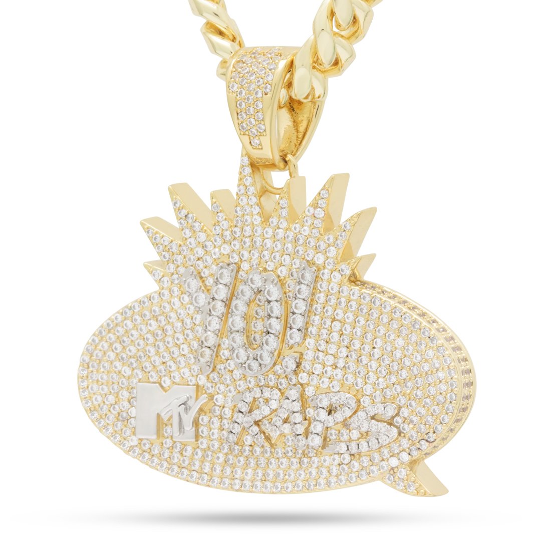 MTV x King Ice - Yo! MTV Raps Necklace  in  14K Gold / 2" by King Ice