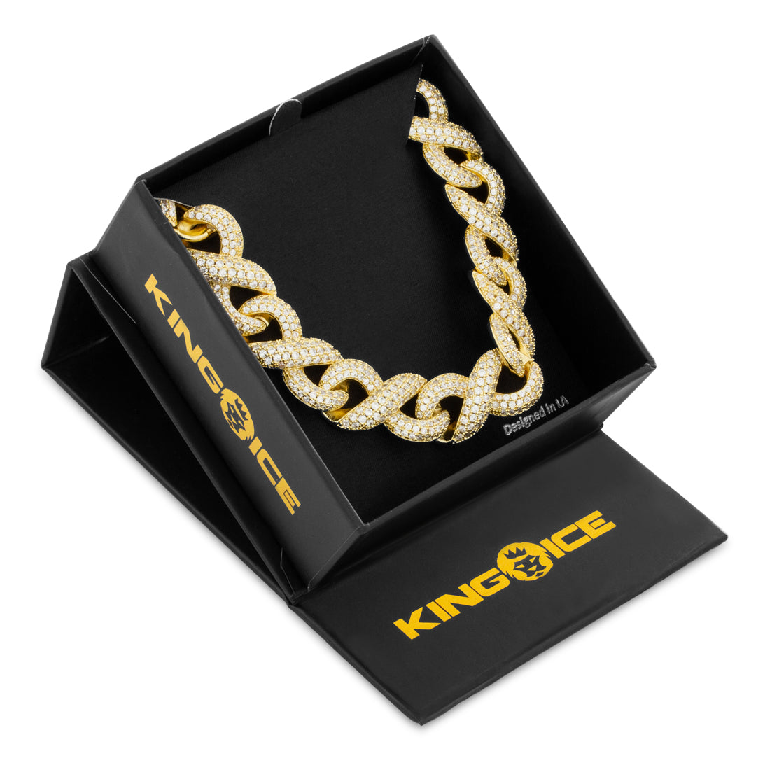 15mm Infinity Link Chain  in  by King Ice