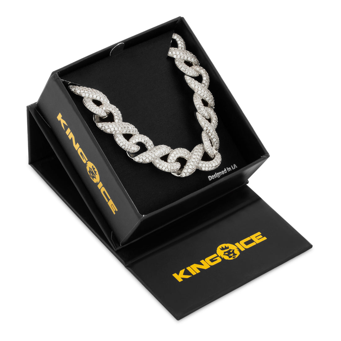 15mm Infinity Link Chain  in  by King Ice