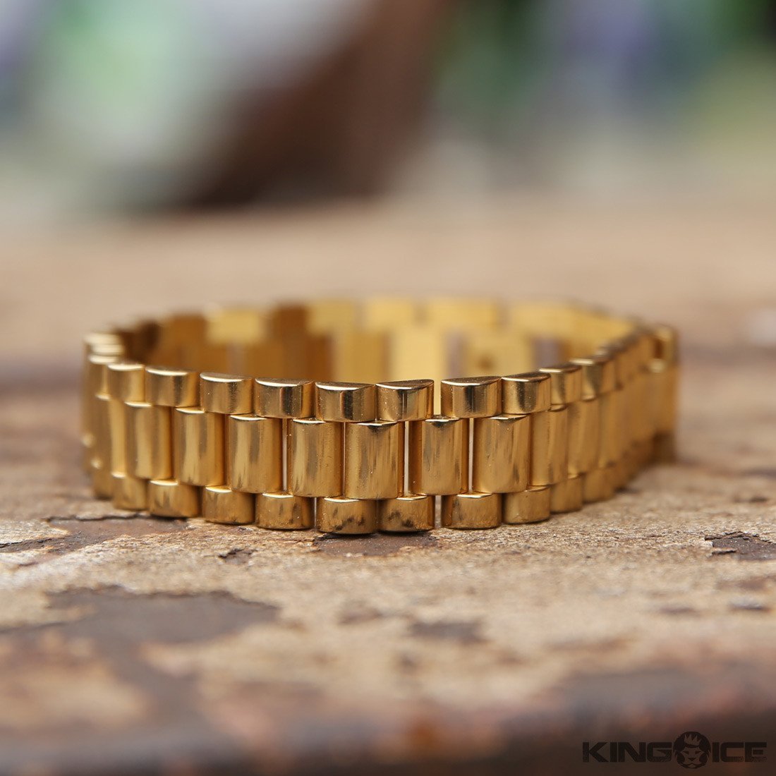 15mm Rollie Link Bracelet  in  by King Ice