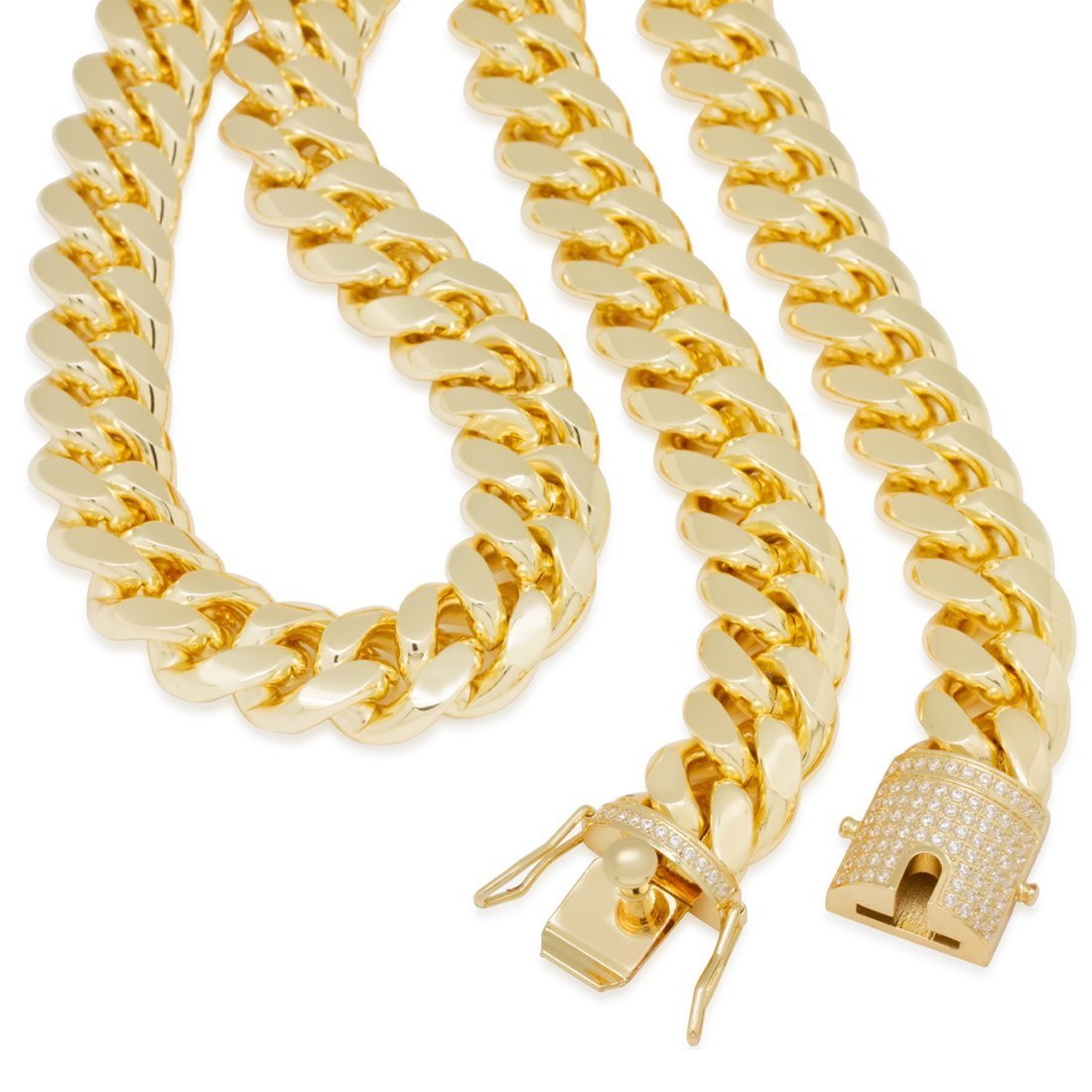 18mm Miami Cuban Link Chain  in  by King Ice