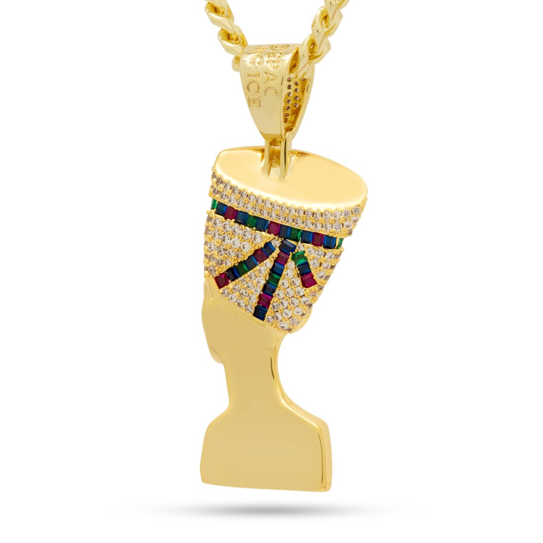 3D Boss Nefertiti Necklace  in  by King Ice