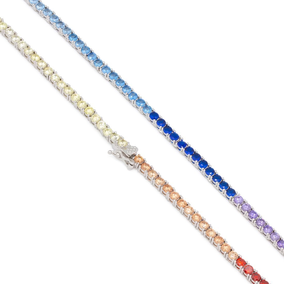 3mm Spectrum Tennis Chain  in  by King Ice