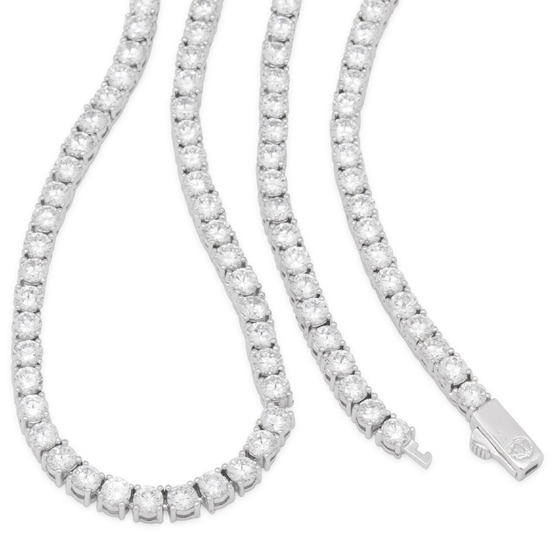 4mm Tennis Chain Choker Set  in  by King Ice