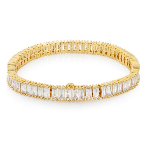 6mm Baguette Tennis Bracelet  in  by King Ice