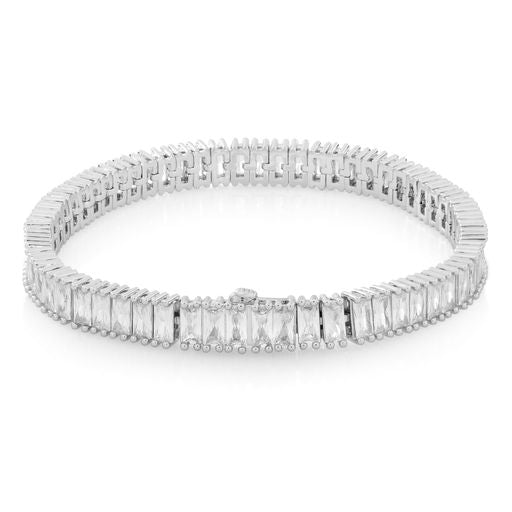 6mm Baguette Tennis Bracelet  in  by King Ice