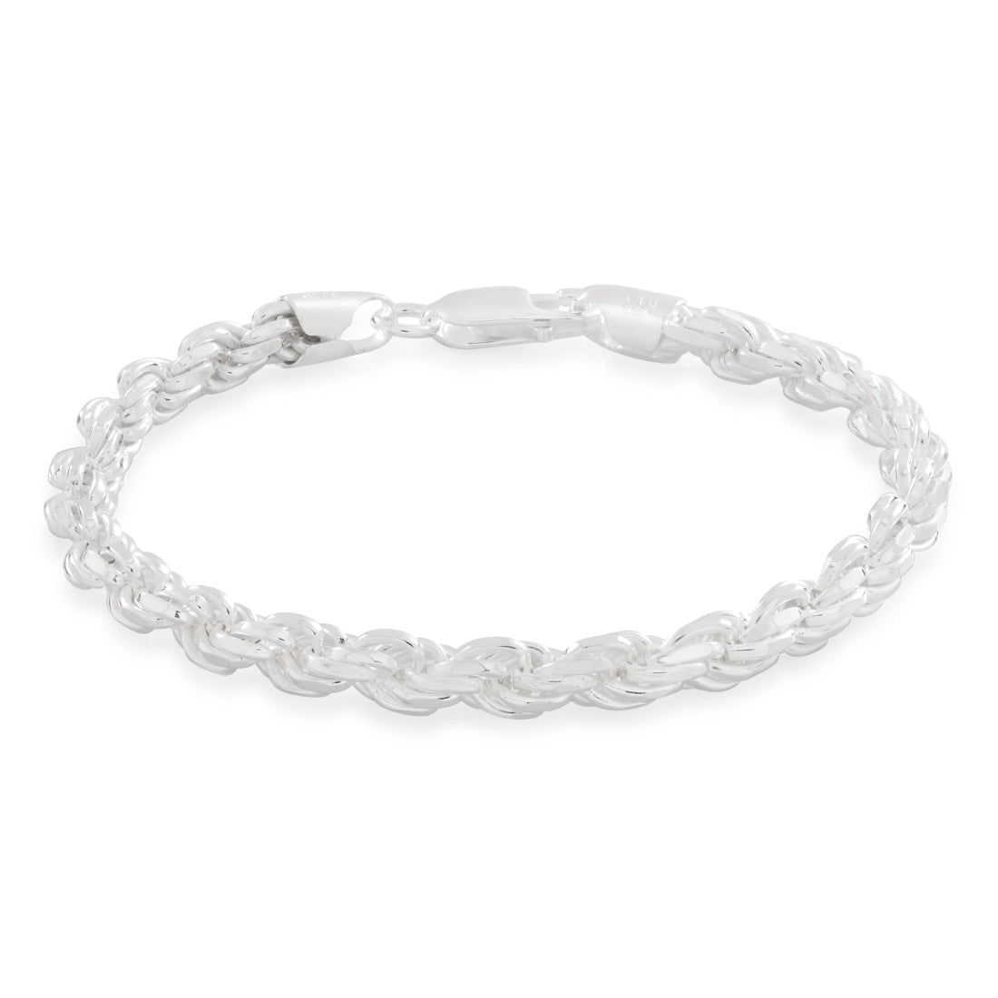 5mm Rope Bracelet  in  by King Ice