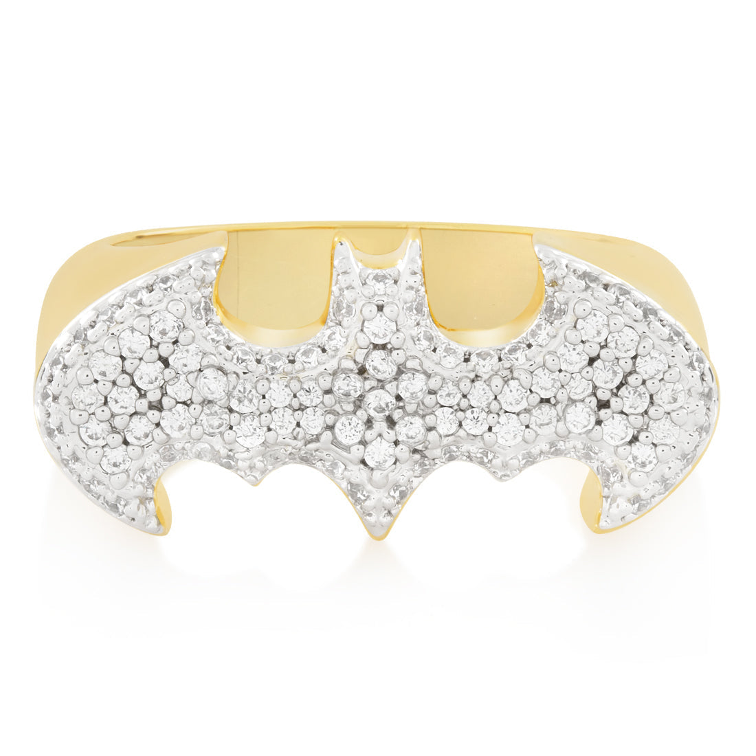 Batman x King Ice - 11mm Classic Batman Logo Ring  in  by King Ice