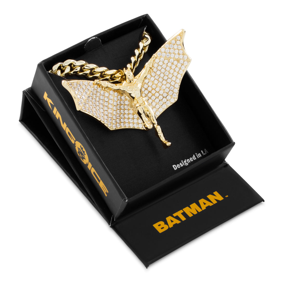 Batman x King Ice - Batman Necklace  in  by King Ice