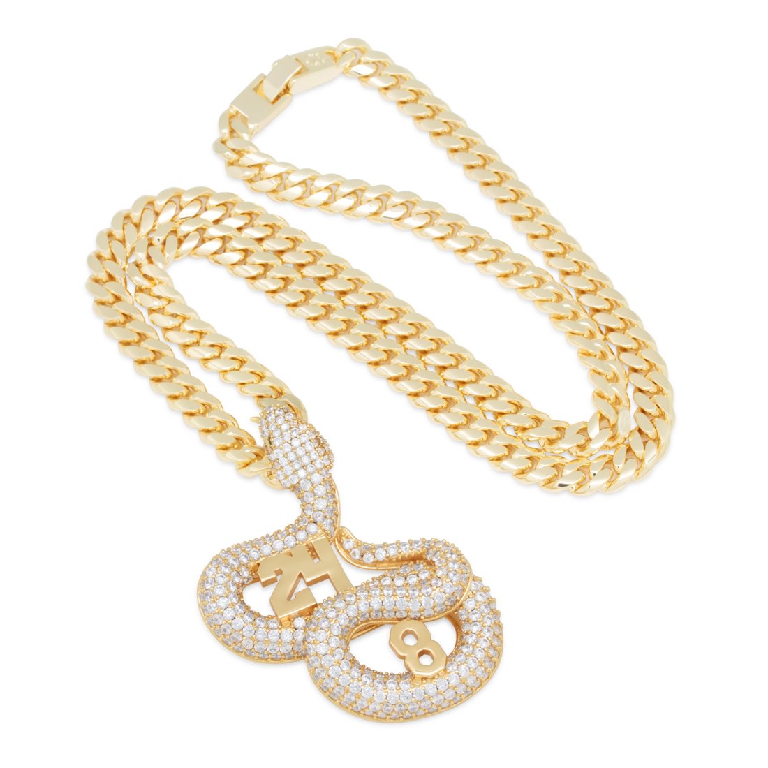 Black Mamba Eras Necklace  in  by King Ice