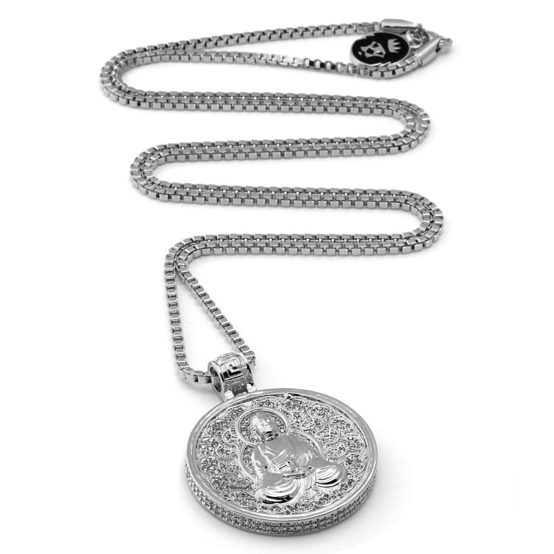 Buddhist Medallion Necklace  in  by King Ice