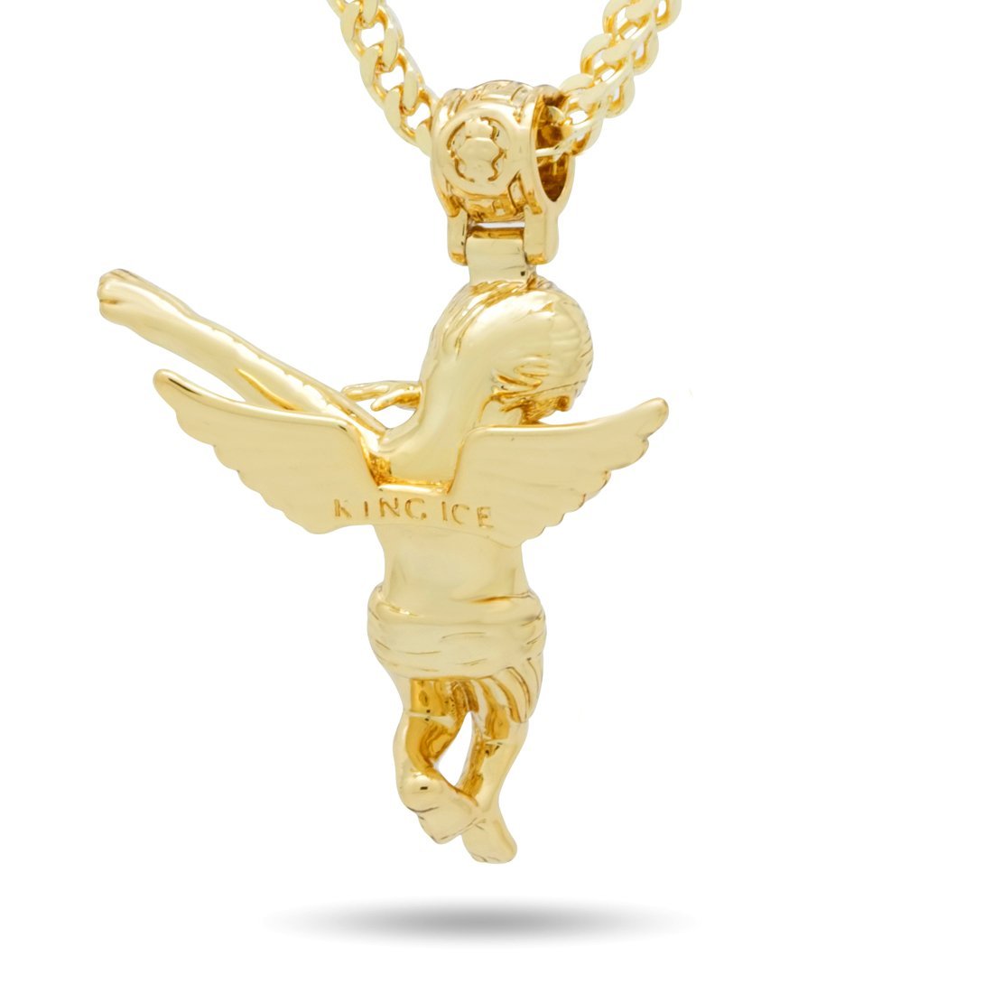 Dabbing Angel Necklace  in  by King Ice