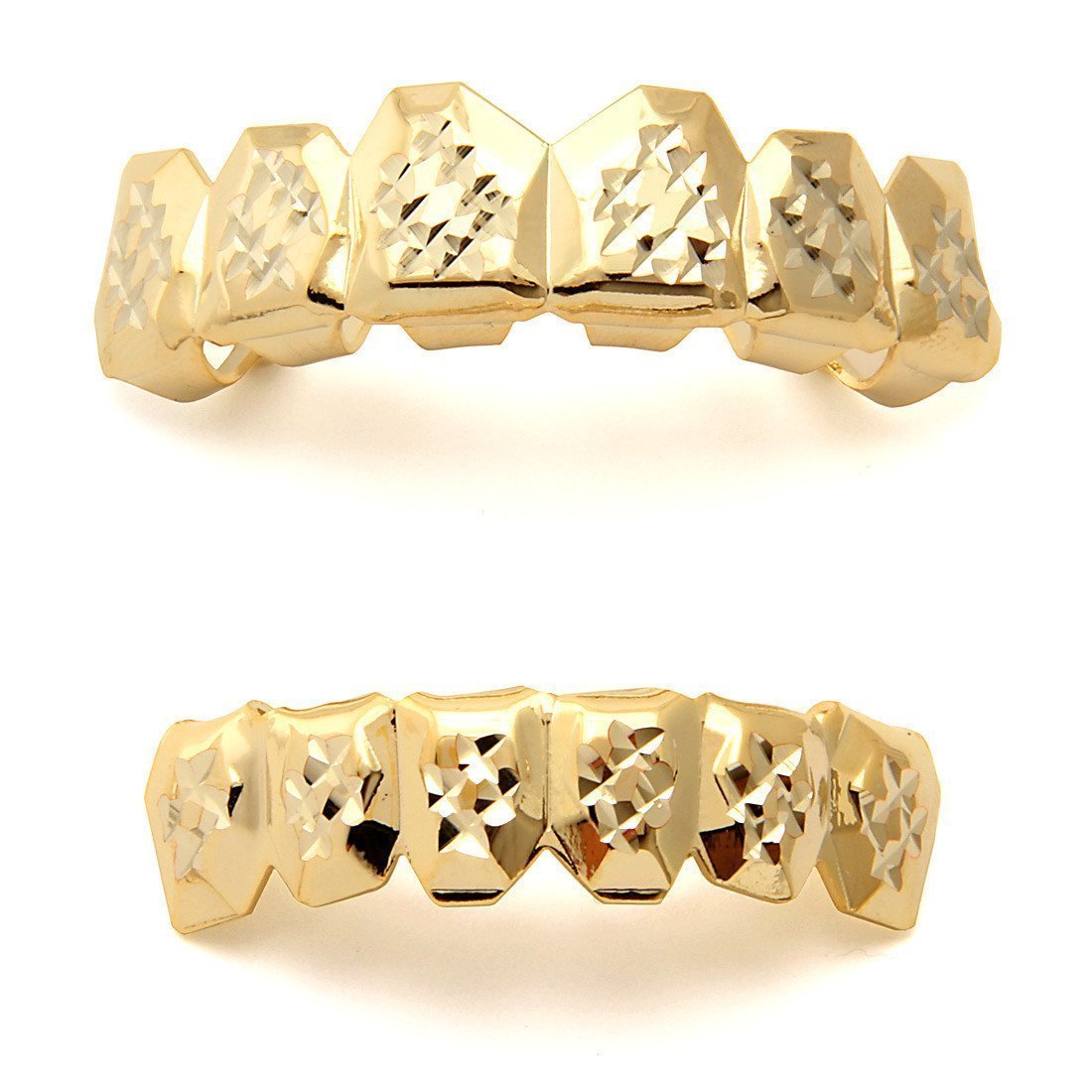 Diamond Cut Grillz  in  by King Ice