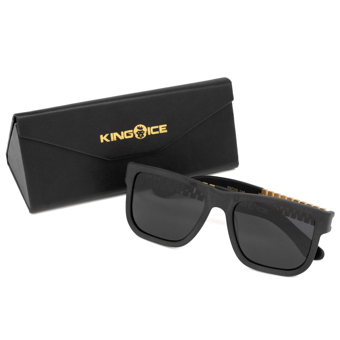 Mt. Olympus Rollie Black Sunglasses  in  Black by King Ice