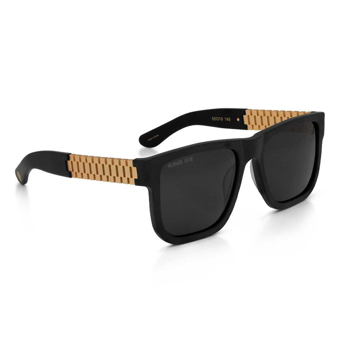 Mt. Olympus Rollie Black Sunglasses  in  Black by King Ice