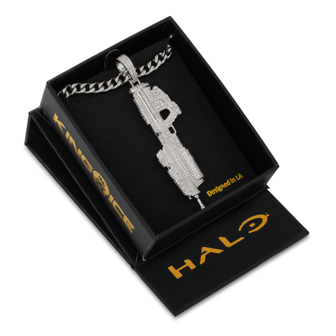 Halo x King Ice - MA5C Assault Rifle Necklace  in  by King Ice