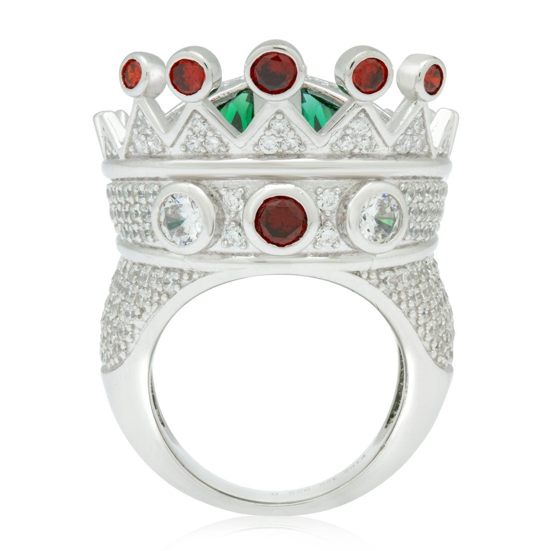 Iced Crown Ring  in  by King Ice