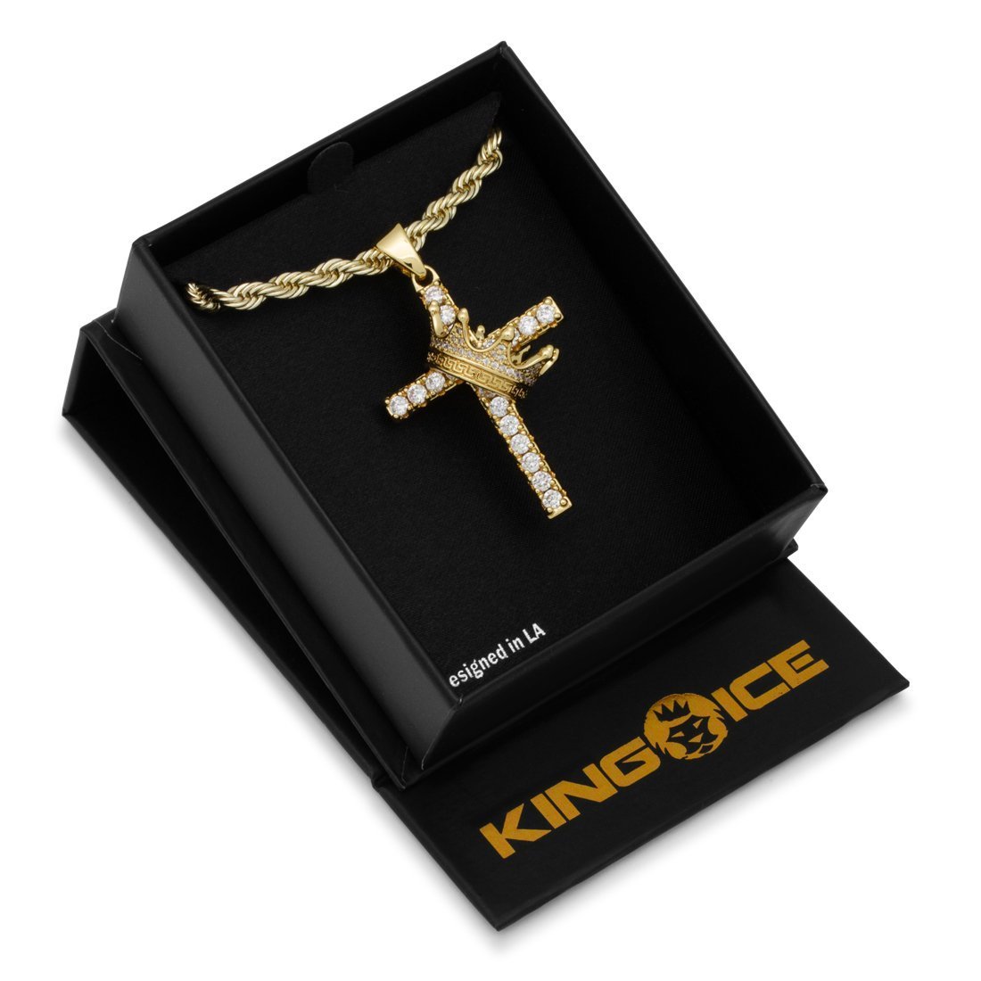 Kingdom Cross Necklace  in  by King Ice