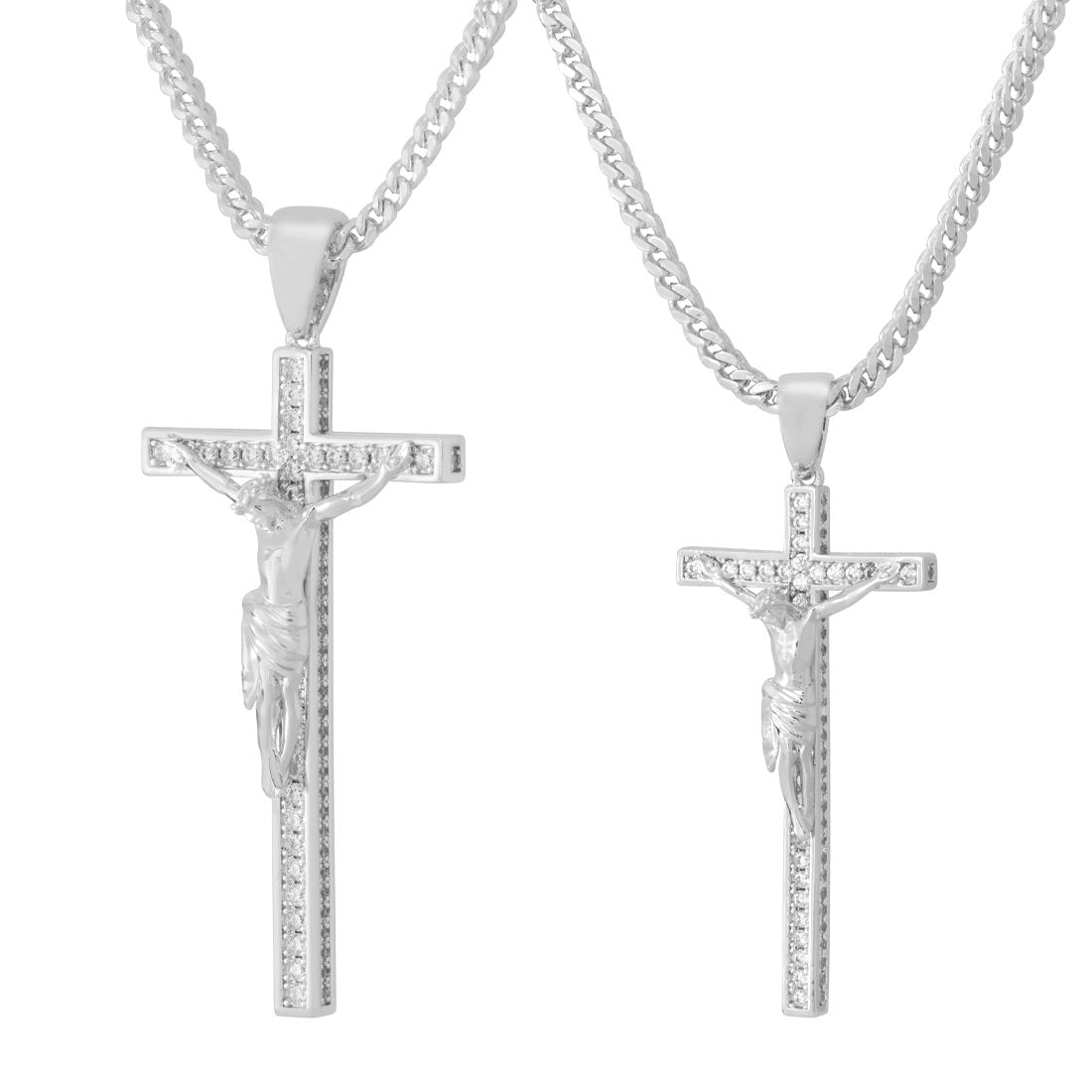 Latin Crucifix Necklace  in  by King Ice