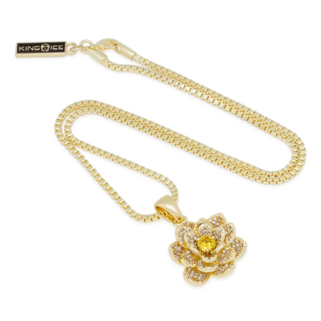 Lotus of Rebirth Necklace  in  by King Ice