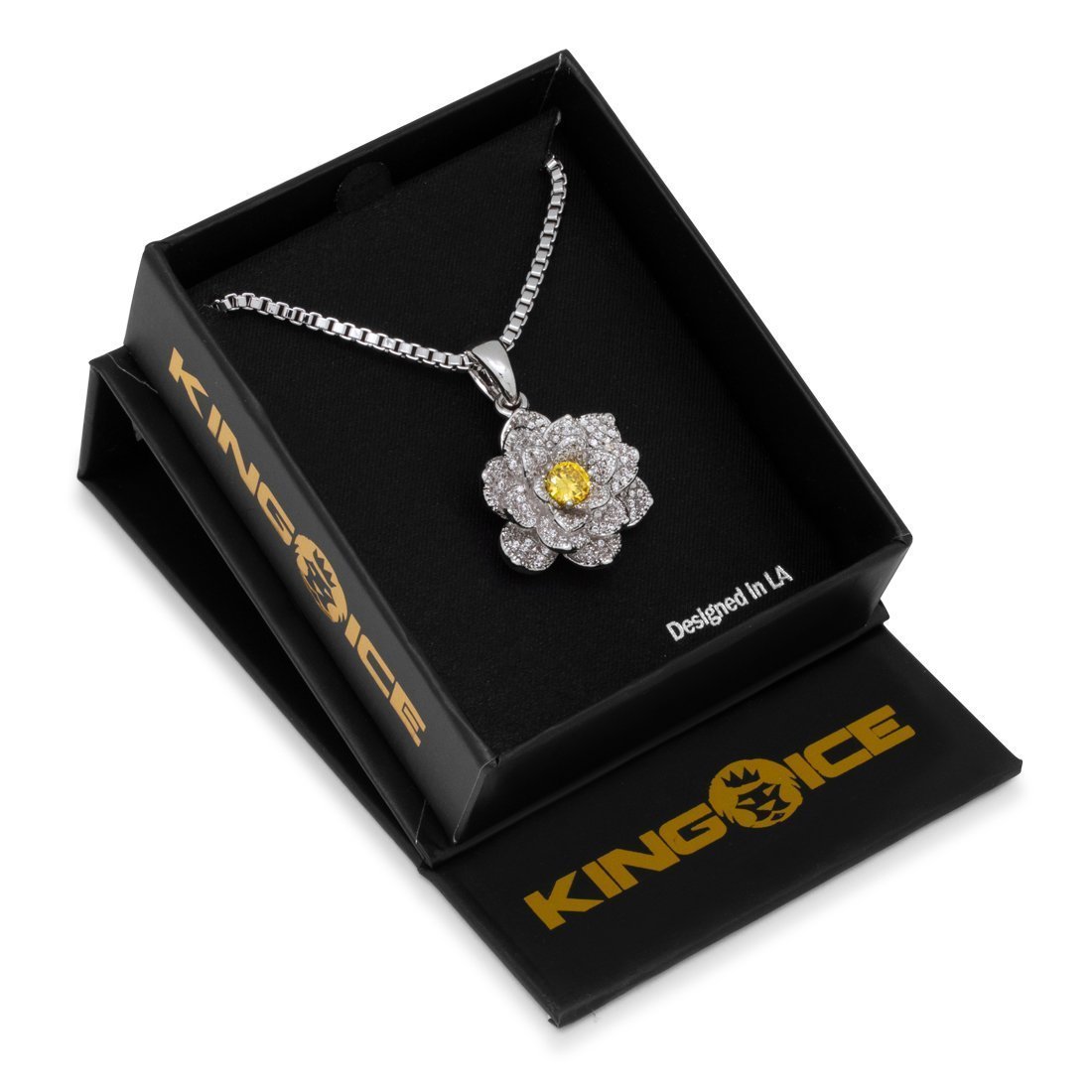 Lotus of Rebirth Necklace  in  by King Ice