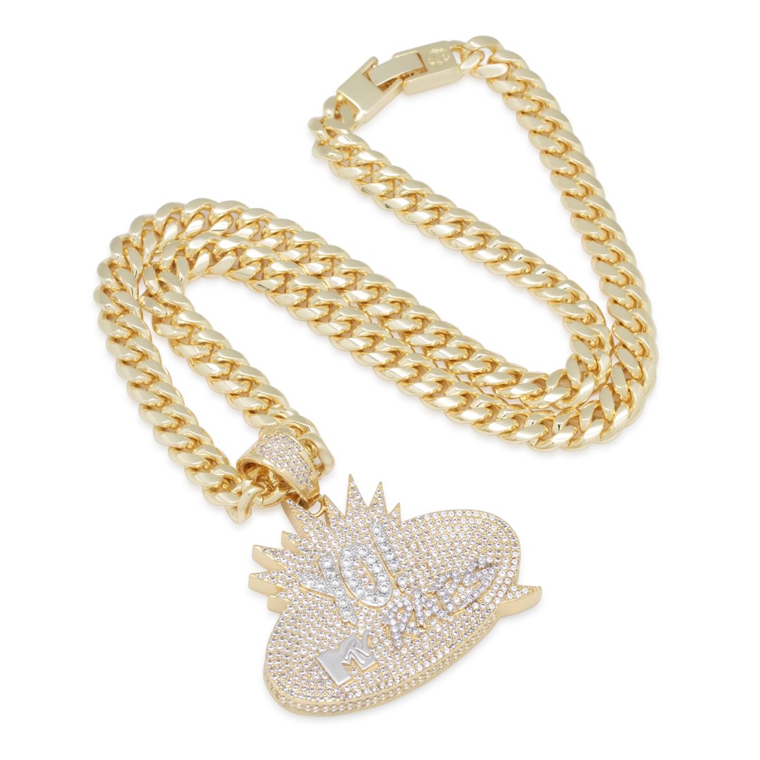 MTV x King Ice - Yo! MTV Raps Necklace  in  14K Gold / 2" by King Ice