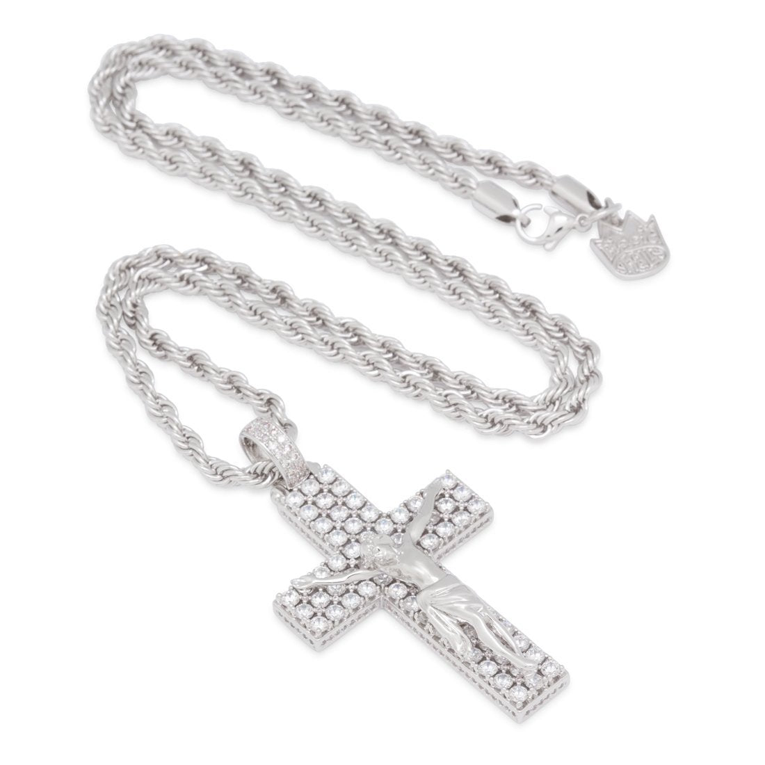 Notorious B.I.G. x King Ice - Biggie Crucifix Necklace  in  by King Ice