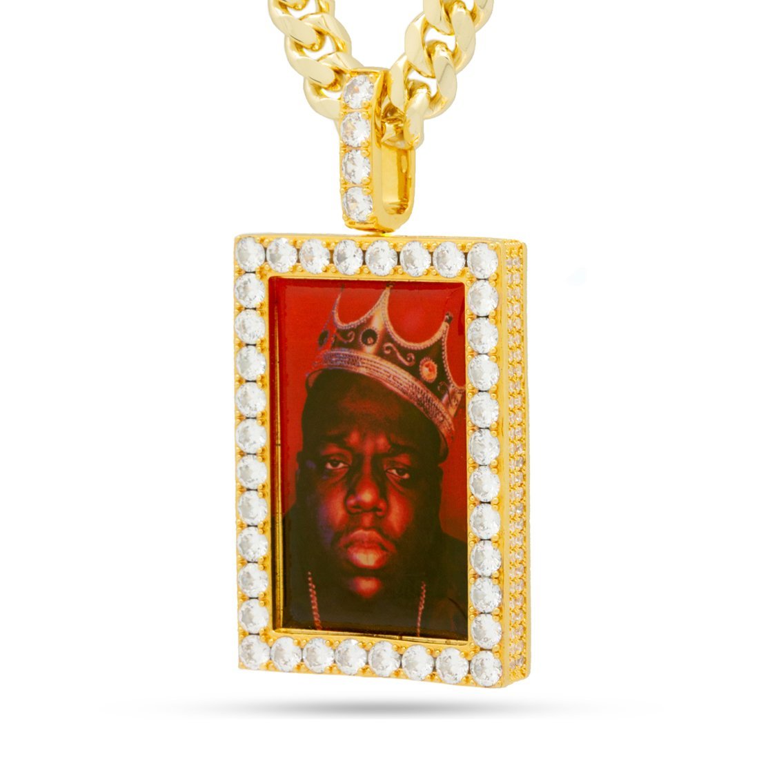 Notorious B.I.G. x King Ice - King of New York Necklace  in  14K Gold / 2.7" by King Ice