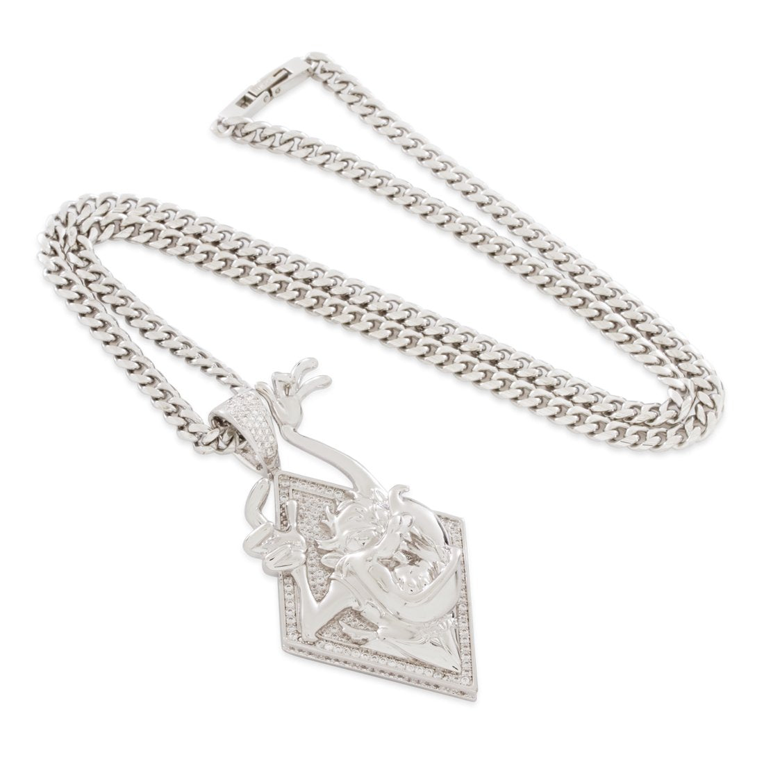 Space Jam x King Ice - Tasmanian Devil Necklace  in  by King Ice