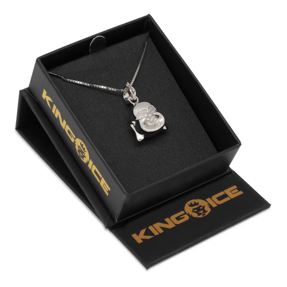 Sterling Silver Buddha of Perception Necklace  in  by King Ice