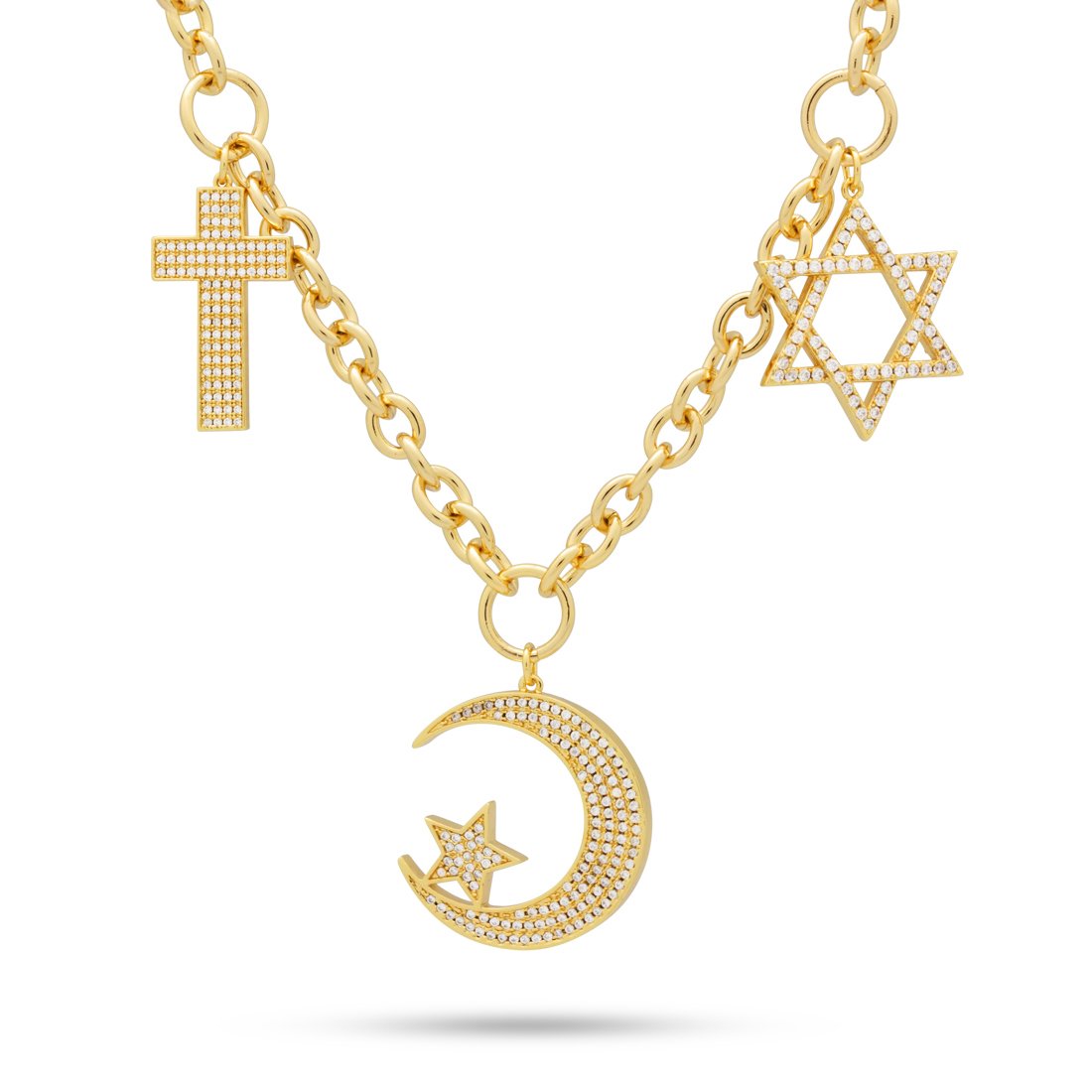 Unity Chain of Abraham Necklace  in  by King Ice