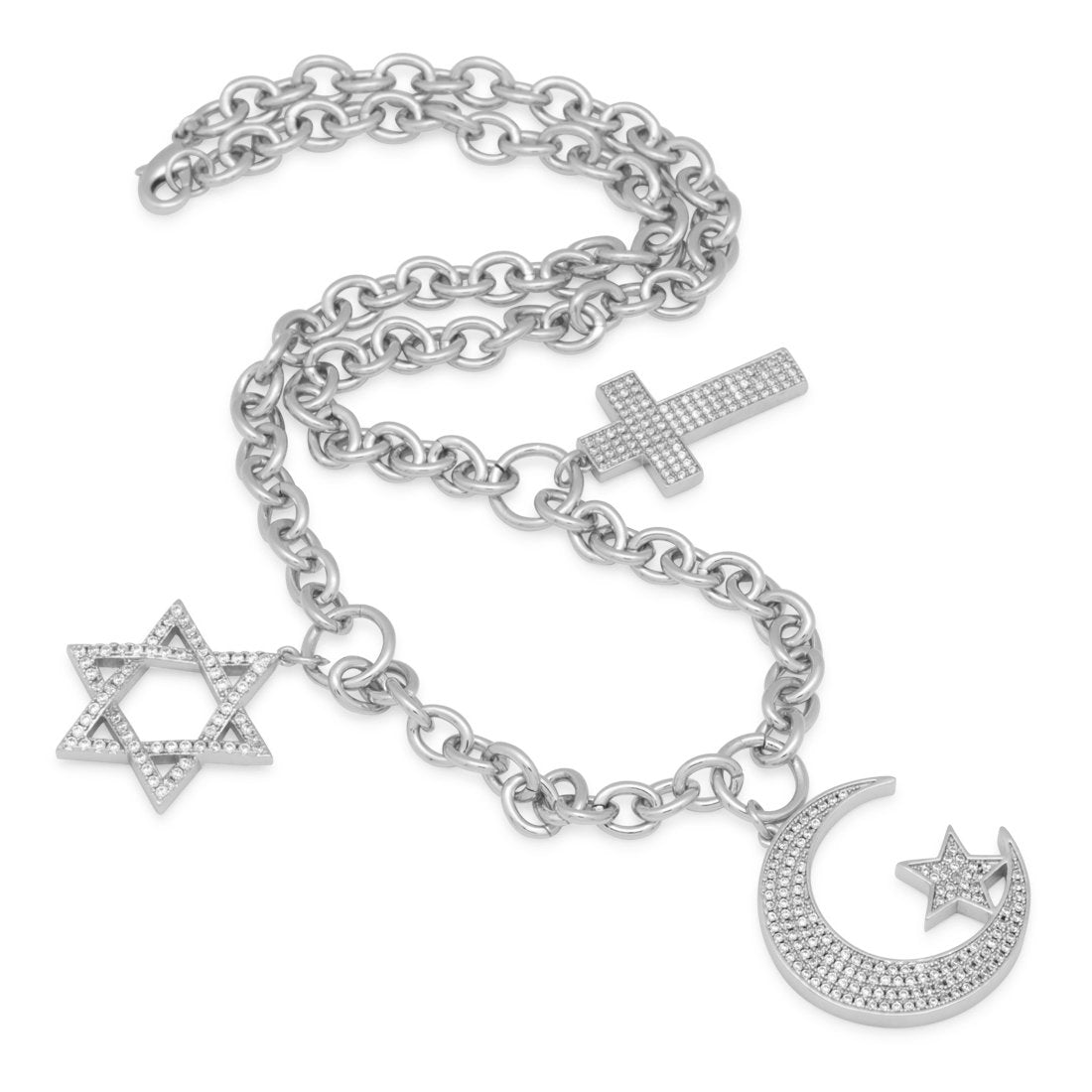 Unity Chain of Abraham Necklace  in  by King Ice